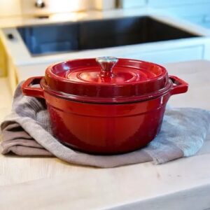 28cm Round Cast Iron Casserole