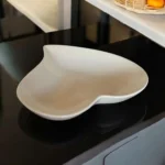 Heart-shaped salad bowl