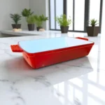 ZKG Cast iron casserole dish_Red
